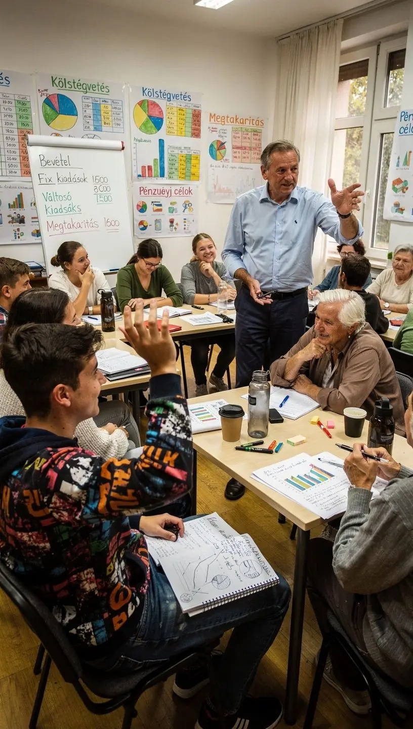 Strukturált költségvetési szokások kialakítását támogató vizuális anyag, amely ösztönöz a gyakorlati alkalmazásra.